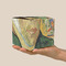 Van Gogh's Self Portrait with Bandaged Ear Cube Favor Gift Box - Scale View