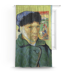 Van Gogh's Self Portrait with Bandaged Ear Curtain Panel - Custom Size