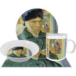 Van Gogh's Self Portrait with Bandaged Ear Dinner Set - Single 4 Pc Setting