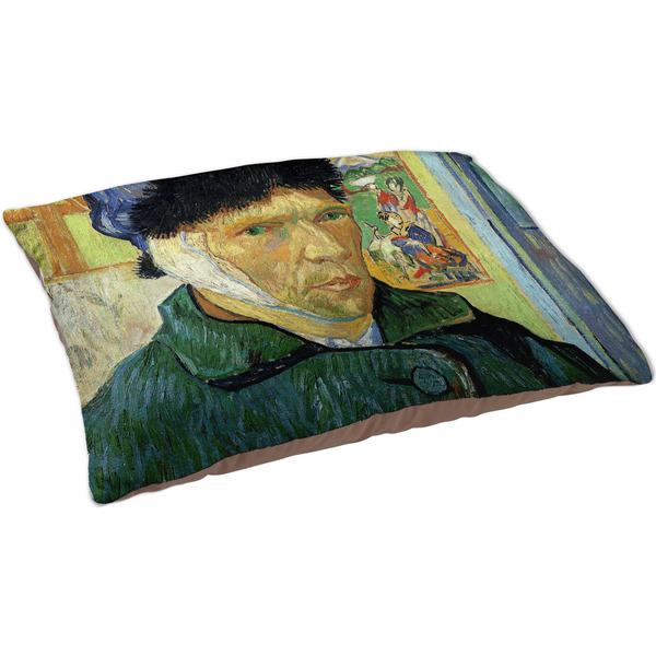 Custom Van Gogh's Self Portrait with Bandaged Ear Indoor Dog Bed - Large