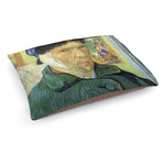 Van Gogh's Self Portrait with Bandaged Ear Indoor Dog Bed - Medium