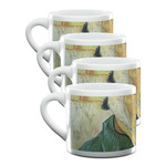 Van Gogh's Self Portrait with Bandaged Ear Double Shot Espresso Cups - Set of 4