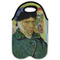 Van Gogh's Self Portrait with Bandaged Ear Double Wine Tote - Flat