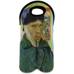 Van Gogh's Self Portrait with Bandaged Ear Wine Tote Bag (2 Bottles)