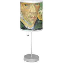 Van Gogh's Self Portrait with Bandaged Ear 7" Drum Lamp with Shade Linen
