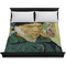 Van Gogh's Self Portrait with Bandaged Ear Duvet Cover - King - On Bed - No Prop