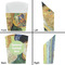 Van Gogh's Self Portrait with Bandaged Ear French Fry Favor Box - Front & Back View