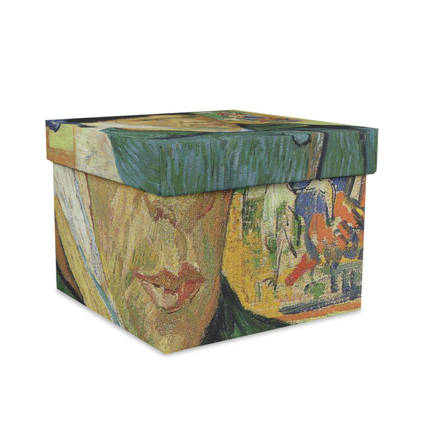 Custom Van Gogh's Self Portrait with Bandaged Ear Gift Box with Lid - Canvas Wrapped - Large