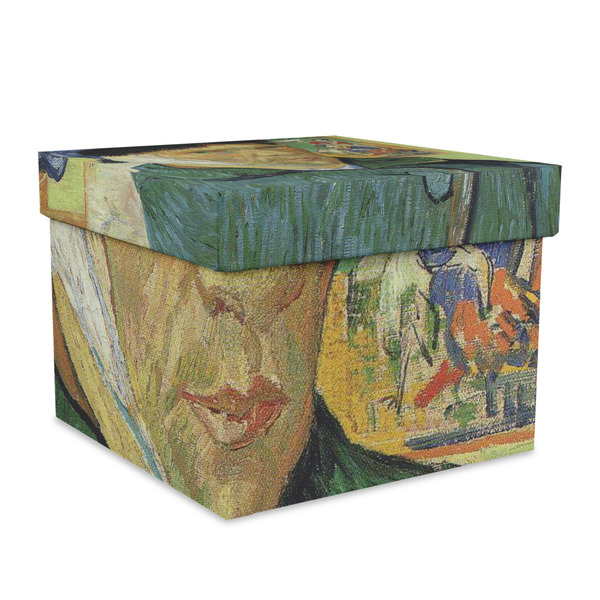 Custom Van Gogh's Self Portrait with Bandaged Ear Gift Box with Lid - Canvas Wrapped - X-Large