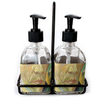 Van Gogh's Self Portrait with Bandaged Ear Glass Soap & Lotion Bottle Set