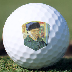 Van Gogh's Self Portrait with Bandaged Ear Golf Balls - Titleist Pro V1 - Set of 12