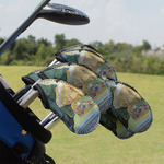 Van Gogh's Self Portrait with Bandaged Ear Golf Club Iron Cover - Set of 9