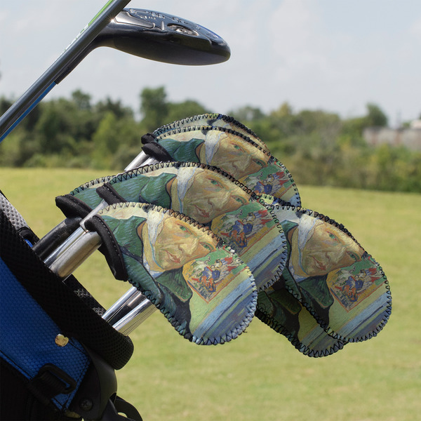 Custom Van Gogh's Self Portrait with Bandaged Ear Golf Club Iron Cover - Set of 9