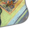 Van Gogh's Self Portrait with Bandaged Ear Hooded Baby Towel- Detail Corner