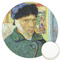 Van Gogh's Self Portrait with Bandaged Ear Icing Circle - Large - Front