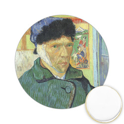 Van Gogh's Self Portrait with Bandaged Ear Printed Cookie Topper - 2.15"