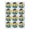 Van Gogh's Self Portrait with Bandaged Ear Icing Circle - Small - Set of 12