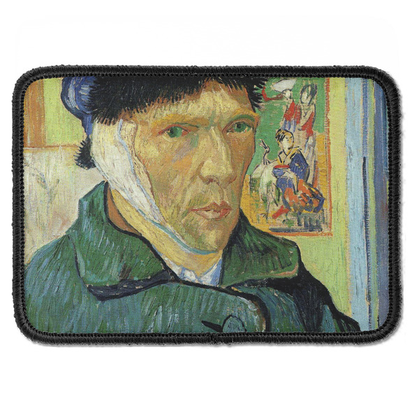 Custom Van Gogh's Self Portrait with Bandaged Ear Iron On Rectangle Patch