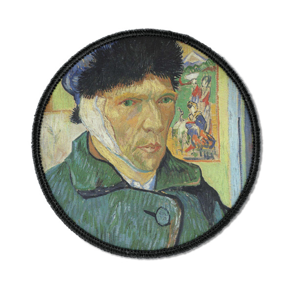 Custom Van Gogh's Self Portrait with Bandaged Ear Iron On Round Patch