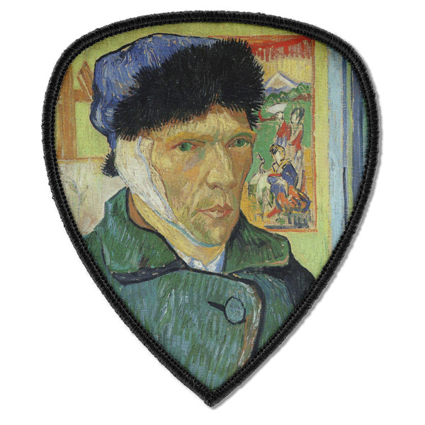 Custom Van Gogh's Self Portrait with Bandaged Ear Iron on Shield Patch A