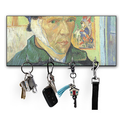 Van Gogh's Self Portrait with Bandaged Ear Key Hanger w/ 4 Hooks