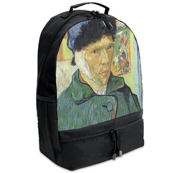 Van Gogh's Self Portrait with Bandaged Ear Backpack - Black