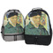 Van Gogh's Self Portrait with Bandaged Ear Large Backpacks - Both