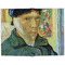 Van Gogh's Self Portrait with Bandaged Ear Large Hard Cover Journal - Apvl