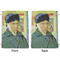 Van Gogh's Self Portrait with Bandaged Ear Large Laundry Bag - Front & Back View