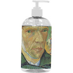 Van Gogh's Self Portrait with Bandaged Ear Plastic Soap / Lotion Dispenser (16 oz - Large - White)