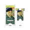 Van Gogh's Self Portrait with Bandaged Ear Large Phone Stand - Front & Back