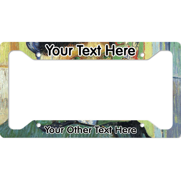 Custom Van Gogh's Self Portrait with Bandaged Ear License Plate Frame - Style A