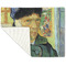 Van Gogh's Self Portrait with Bandaged Ear Linen Placemat - Folded Corner (single side)