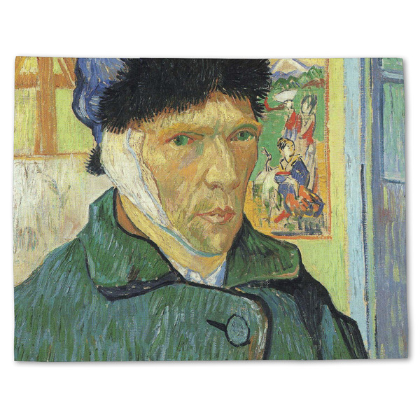 Custom Van Gogh's Self Portrait with Bandaged Ear Single-Sided Linen Placemat - Single