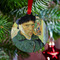 Van Gogh's Self Portrait with Bandaged Ear Metal Ball Ornament - Lifestyle