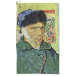Van Gogh's Self Portrait with Bandaged Ear Microfiber Golf Towel