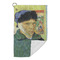 Van Gogh's Self Portrait with Bandaged Ear Microfiber Golf Towels Small - Front Folded