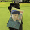 Van Gogh's Self Portrait with Bandaged Ear Microfiber Golf Towels - Small - LIFESTYLE