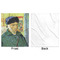 Van Gogh's Self Portrait with Bandaged Ear Minky Blanket - 50"x60" - Single Sided - Front & Back