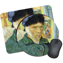 Van Gogh's Self Portrait with Bandaged Ear Mouse Pad