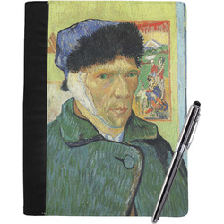 Van Gogh's Self Portrait with Bandaged Ear Notebook Padfolio - Large