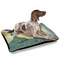 Van Gogh's Self Portrait with Bandaged Ear Outdoor Dog Beds - Large - IN CONTEXT