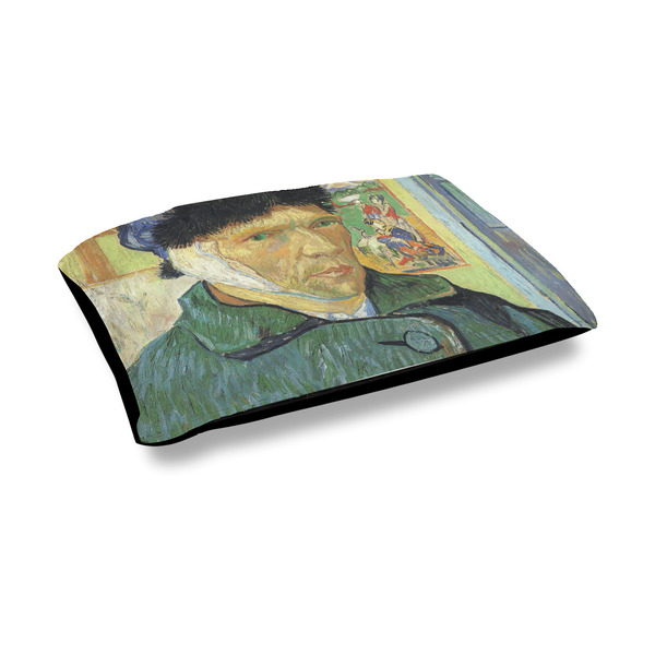 Custom Van Gogh's Self Portrait with Bandaged Ear Outdoor Dog Bed - Medium