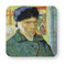 Van Gogh's Self Portrait with Bandaged Ear Paper Coasters - Approval