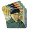 Van Gogh's Self Portrait with Bandaged Ear Paper Coasters - Front/Main