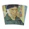 Van Gogh's Self Portrait with Bandaged Ear Party Cup Sleeves - without bottom - FRONT (flat)