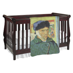 Van Gogh's Self Portrait with Bandaged Ear Baby Blanket (Double Sided)
