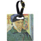 Van Gogh's Self Portrait with Bandaged Ear Personalized Square Luggage Tag