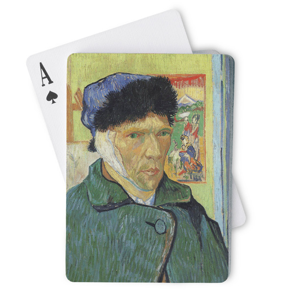 Custom Van Gogh's Self Portrait with Bandaged Ear Playing Cards