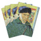 Van Gogh's Self Portrait with Bandaged Ear Playing Cards - Hand Back View